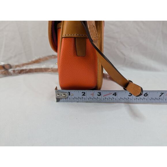 Dooney & Bourke Orange Orange Pebble Grain Cross‎ Body Field Bag New NWT - Picture 13 of 13